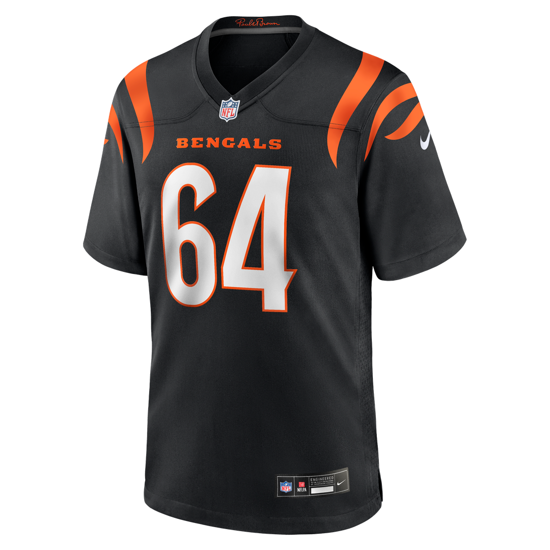 Men's Nike Cincinnati Bengals Ted Karras Black Game Player NFL Jersey