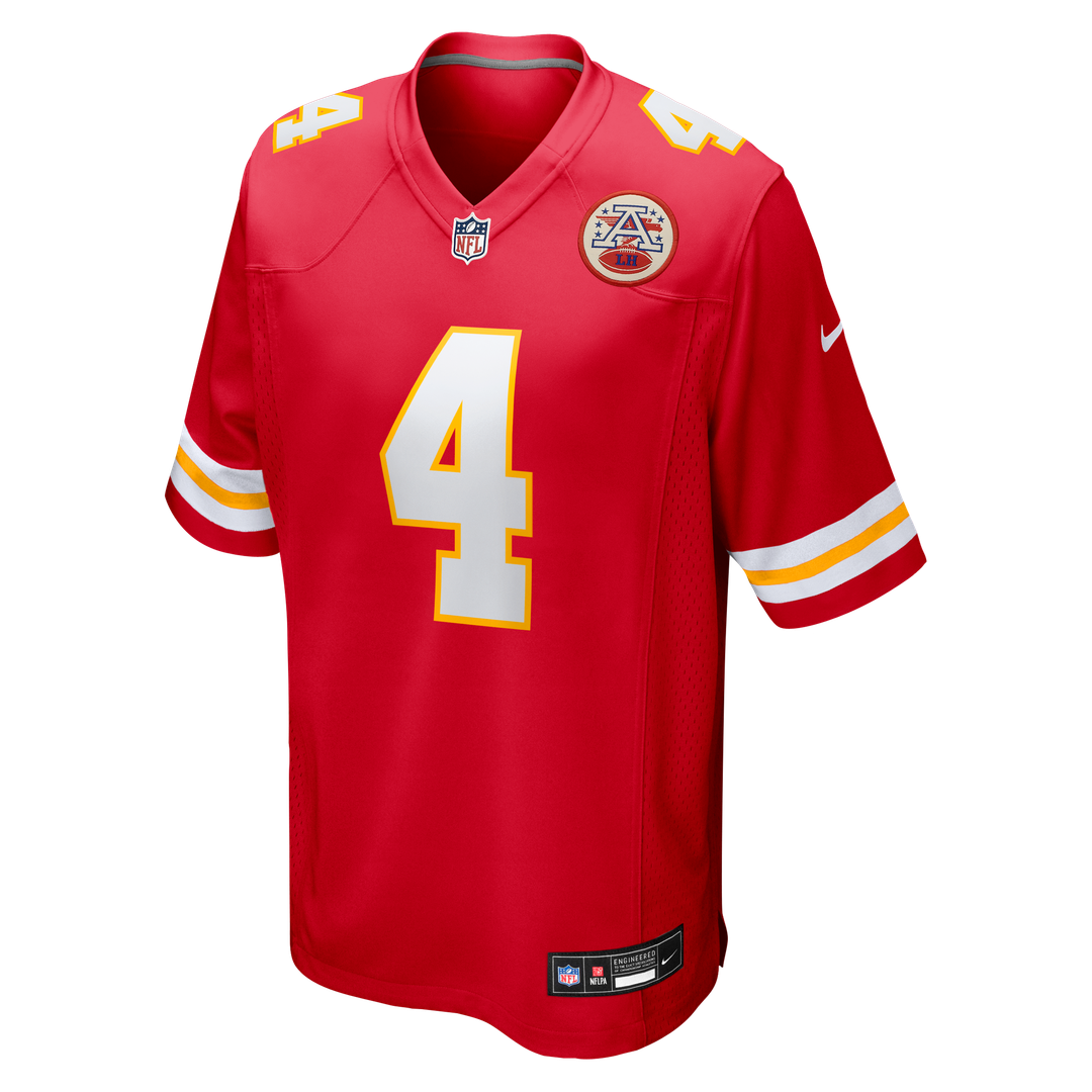 Men's Nike Kansas City Chiefs Rashee Rice Red Game NFL Jersey
