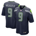 Men's Nike Seattle Seahawks Kenneth Walker III College Navy Team Game NFL Jersey