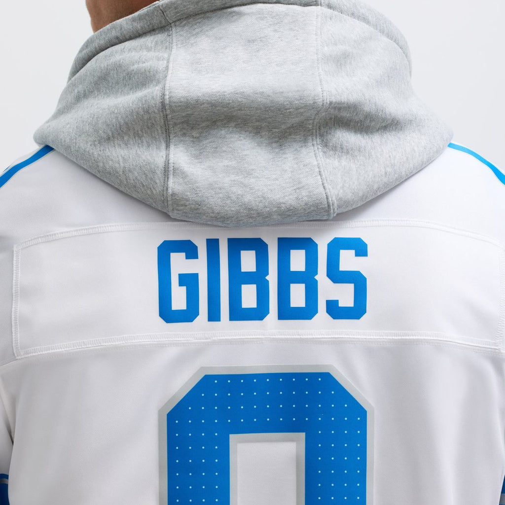 Men's Nike Detroit Lions Jahmyr Gibbs Blue Vapor F.U.S.E. Limited NFL Jersey