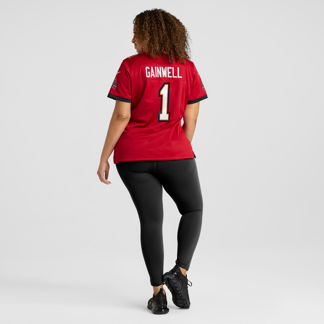 Women's Nike Tampa Bay Buccaneers Kenneth Gainwell Red Team Game NFL Jersey