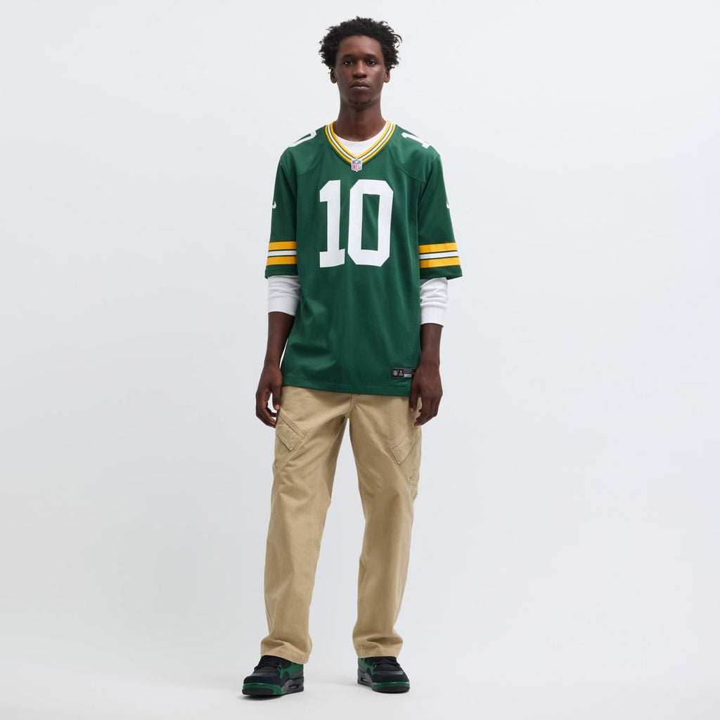 Men's Nike Green Bay Packers Jordan Love Green Player Game NFL Jersey