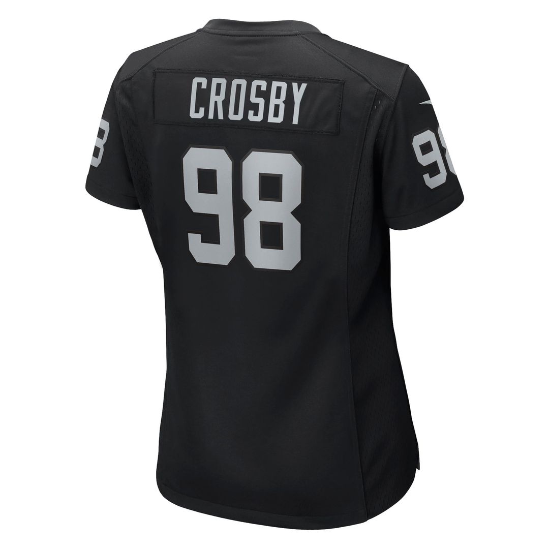 Women's Nike Las Vegas Raiders Maxx Crosby Black NFL Jersey