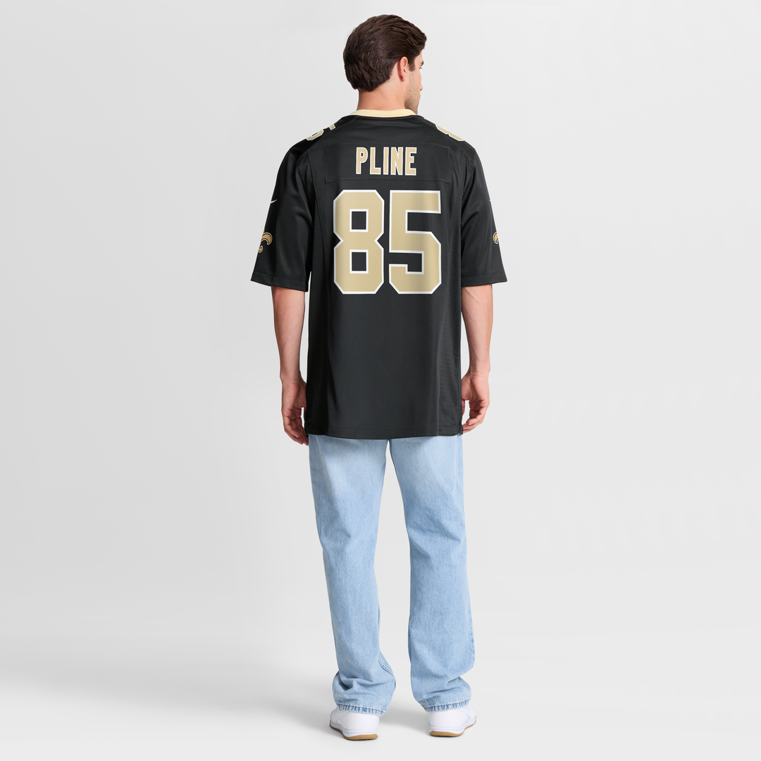 Men's Nike New Orleans Saints Mason Pline Black Team Game NFL Jersey