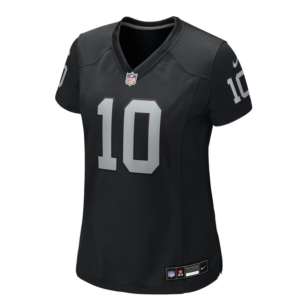 Women's Nike Las Vegas Raiders Dont'e Thornton Jr. Black Team Game NFL Jersey