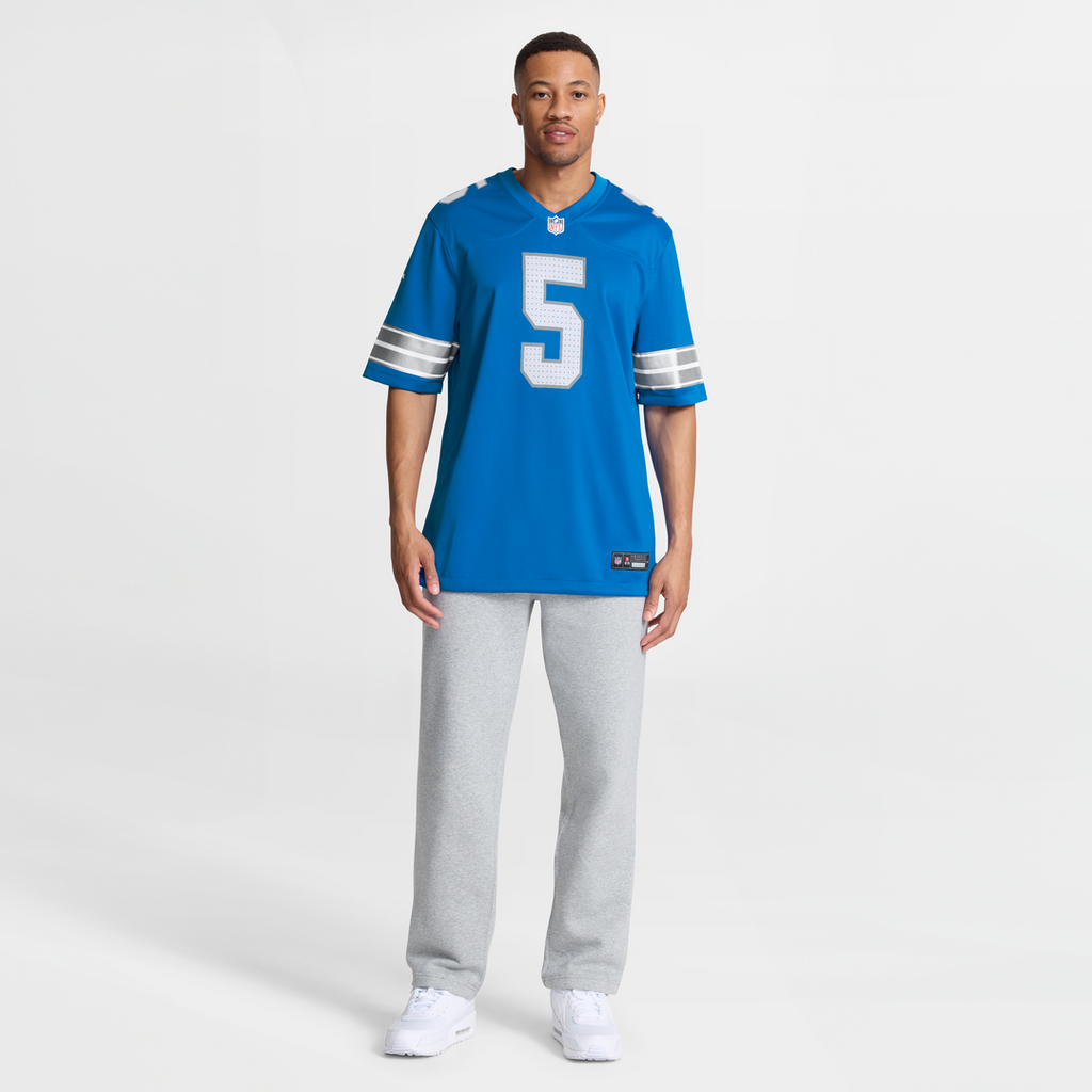 Men's Nike Detroit Lions Teddy Bridgewater Blue Team Game NFL Jersey