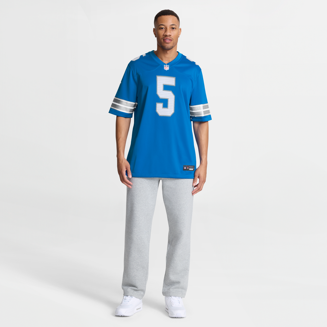 Men's Nike Detroit Lions Teddy Bridgewater Blue Team Game NFL Jersey