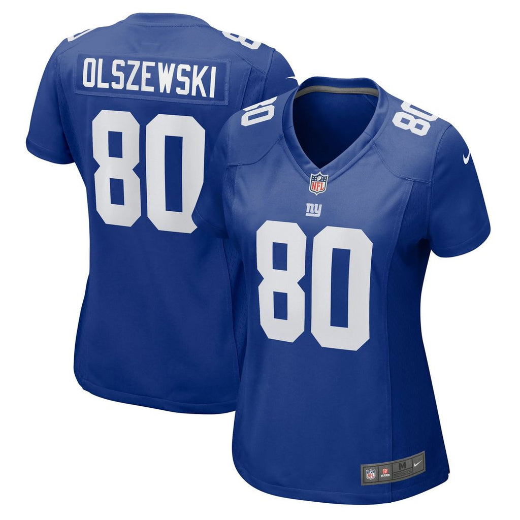 Women's Nike New York Giants Gunner Olszewski Royal Game NFL Jersey