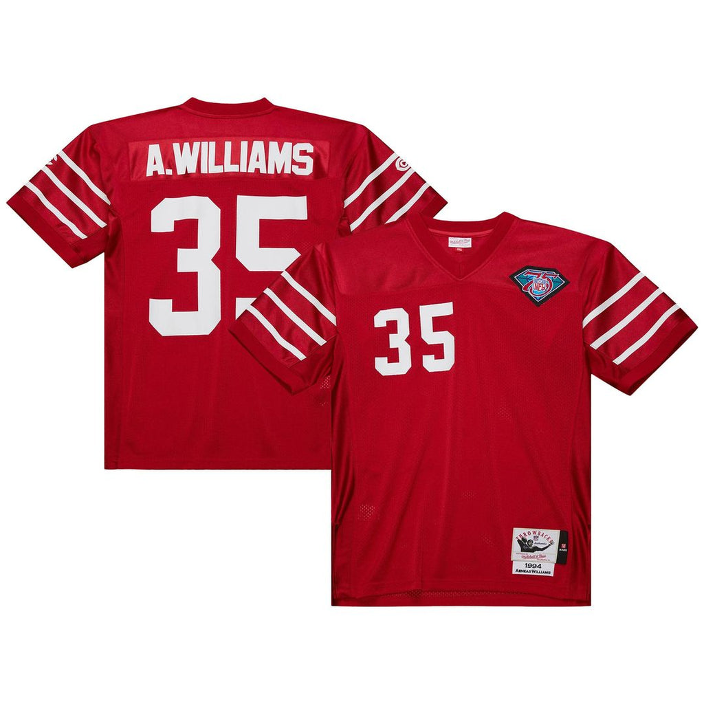 Men's Mitchell & Ness Arizona Cardinals Aeneas Williams Cardinal 1994 Authentic Throwback Retired Player NFL Jersey