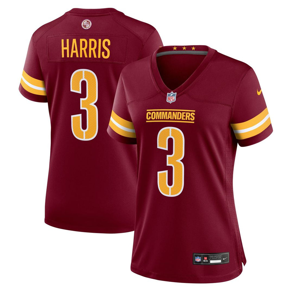 Women's Nike Washington Commanders Will Harris Burgundy Team Game NFL Jersey