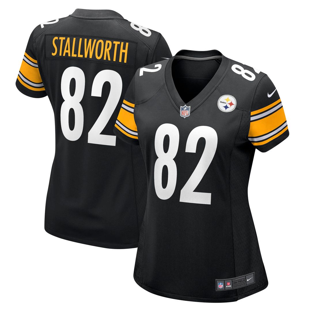Women's Nike Pittsburgh Steelers John Stallworth Black Retired Player NFL Jersey