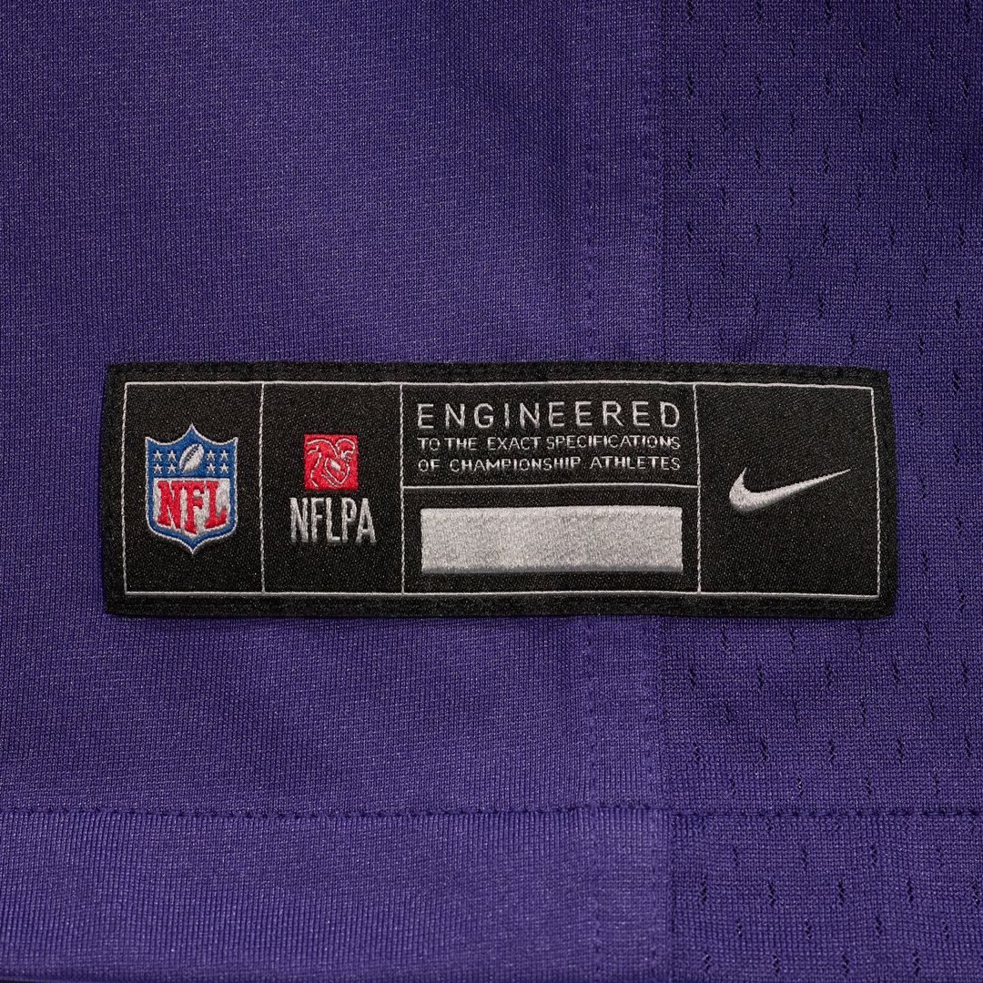 Men's Nike Baltimore Ravens Marlon Humphrey Purple Game Team NFL Jersey