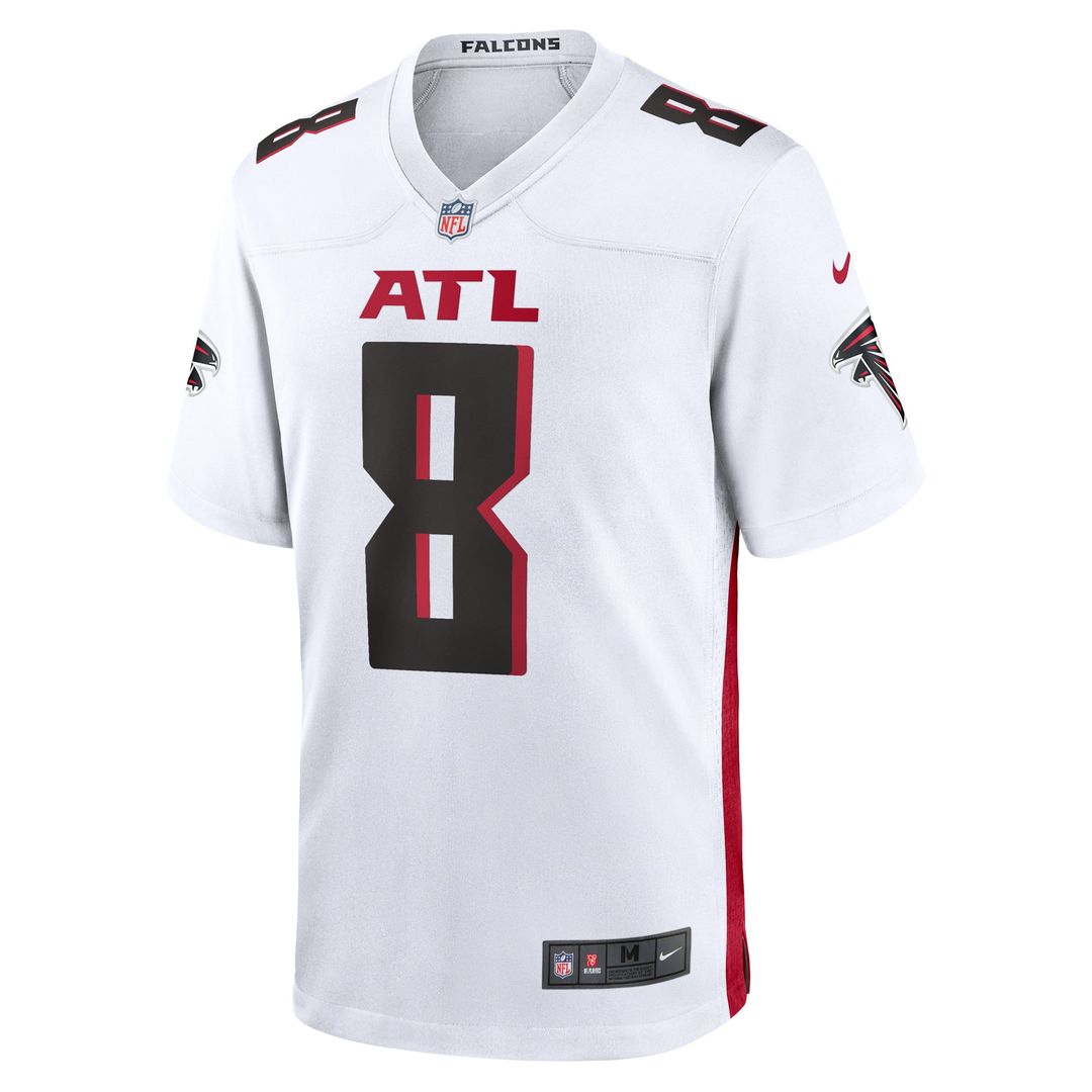 Men's Nike Atlanta Falcons Kyle Pitts Sr. White Game NFL Jersey