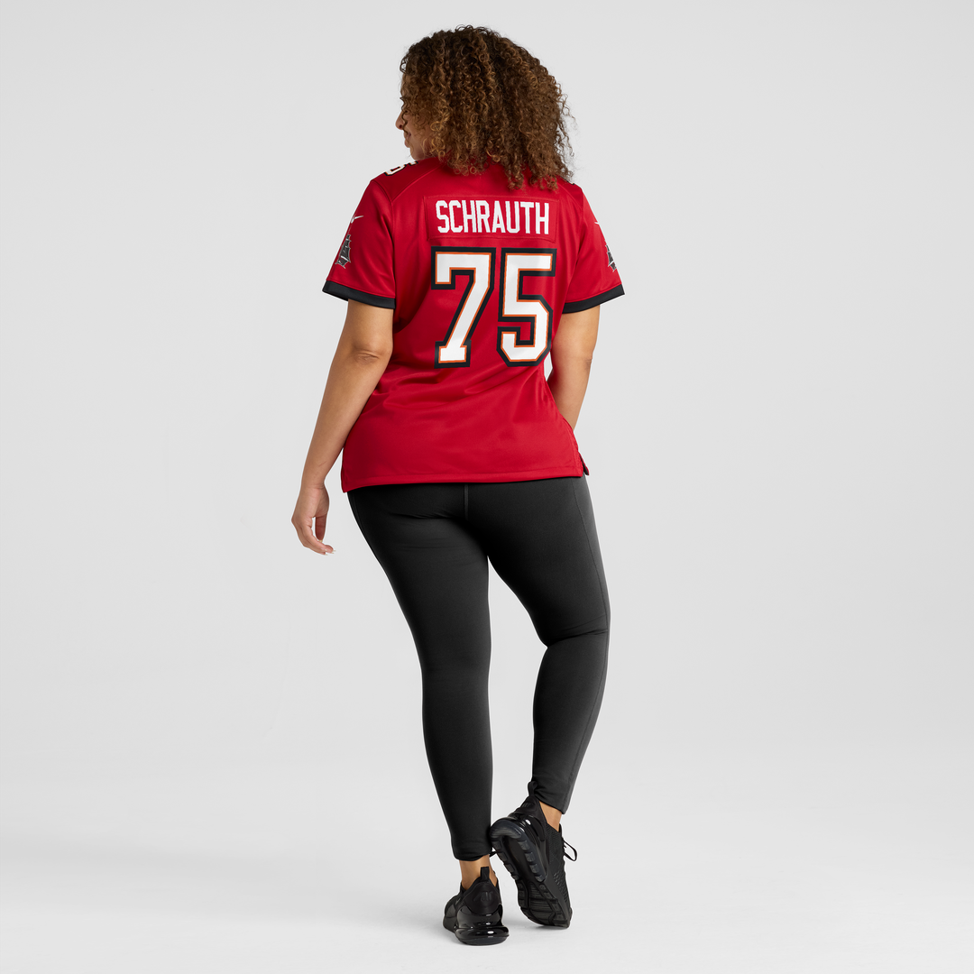 Women's Nike Tampa Bay Buccaneers Billy Schrauth Red Team Game NFL Jersey