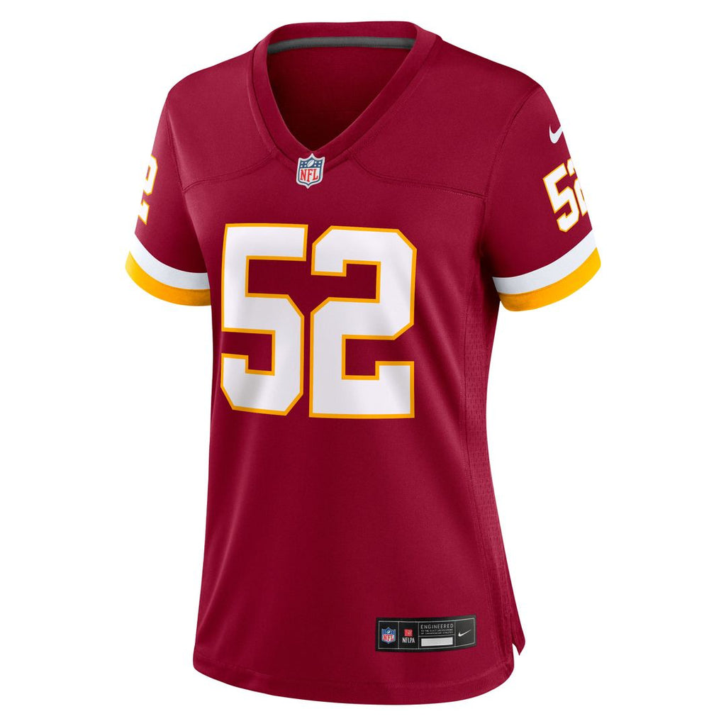 Women's Nike Washington Commanders Sonny Styles Burgundy Game NFL Jersey
