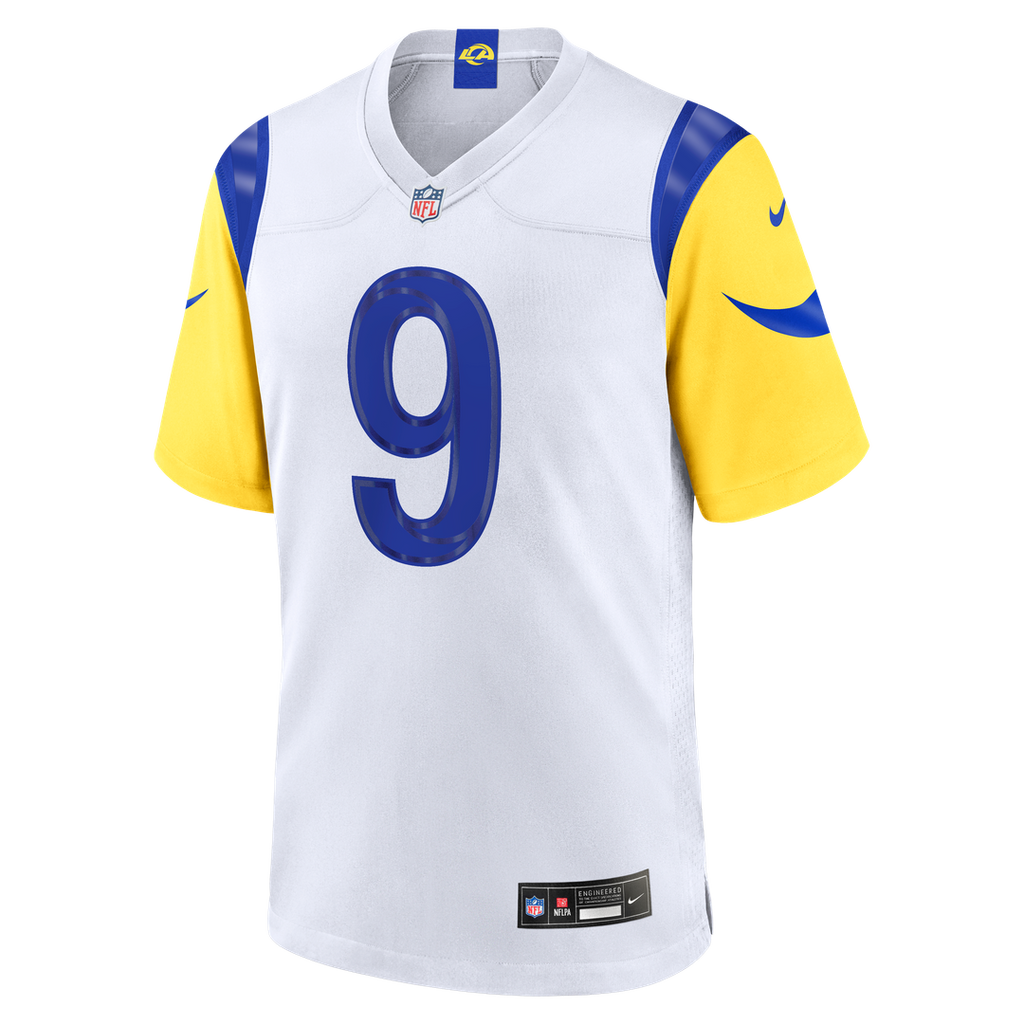 Men's Nike Los Angeles Rams Matthew Stafford White Game Player NFL Jersey