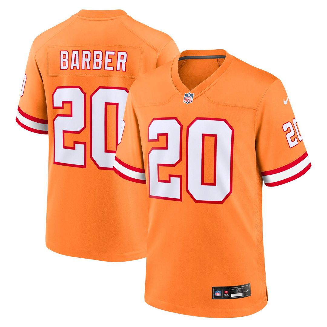 Youth Nike Tampa Bay Buccaneers Ronde Barber Orange Retired Player Game NFL Jersey