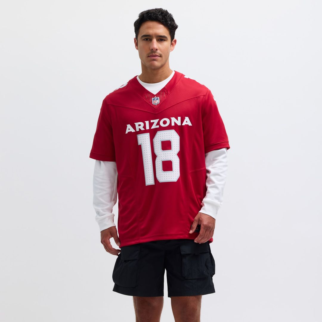 Men's Nike Arizona Cardinals Marvin Harrison Jr. Cardinal Vapor F.U.S.E. Limited NFL Jersey