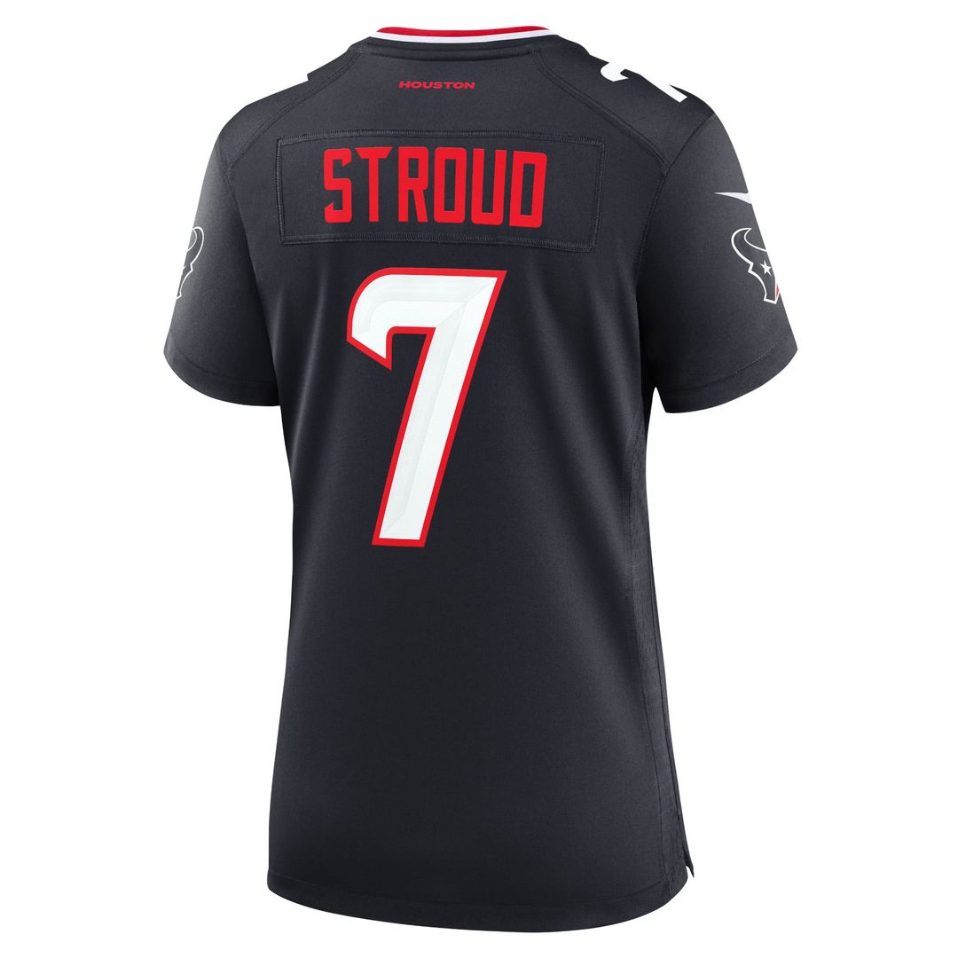 Women's Nike Houston Texans C.J. Stroud Navy Game NFL Jersey