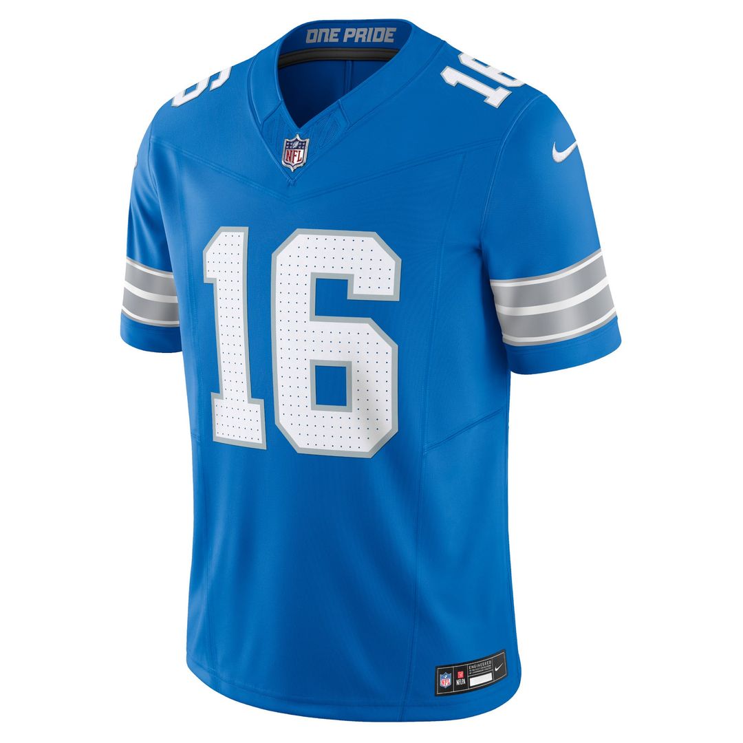 Men's Nike Detroit Lions Jared Goff Black Vapor F.U.S.E. Limited NFL Jersey