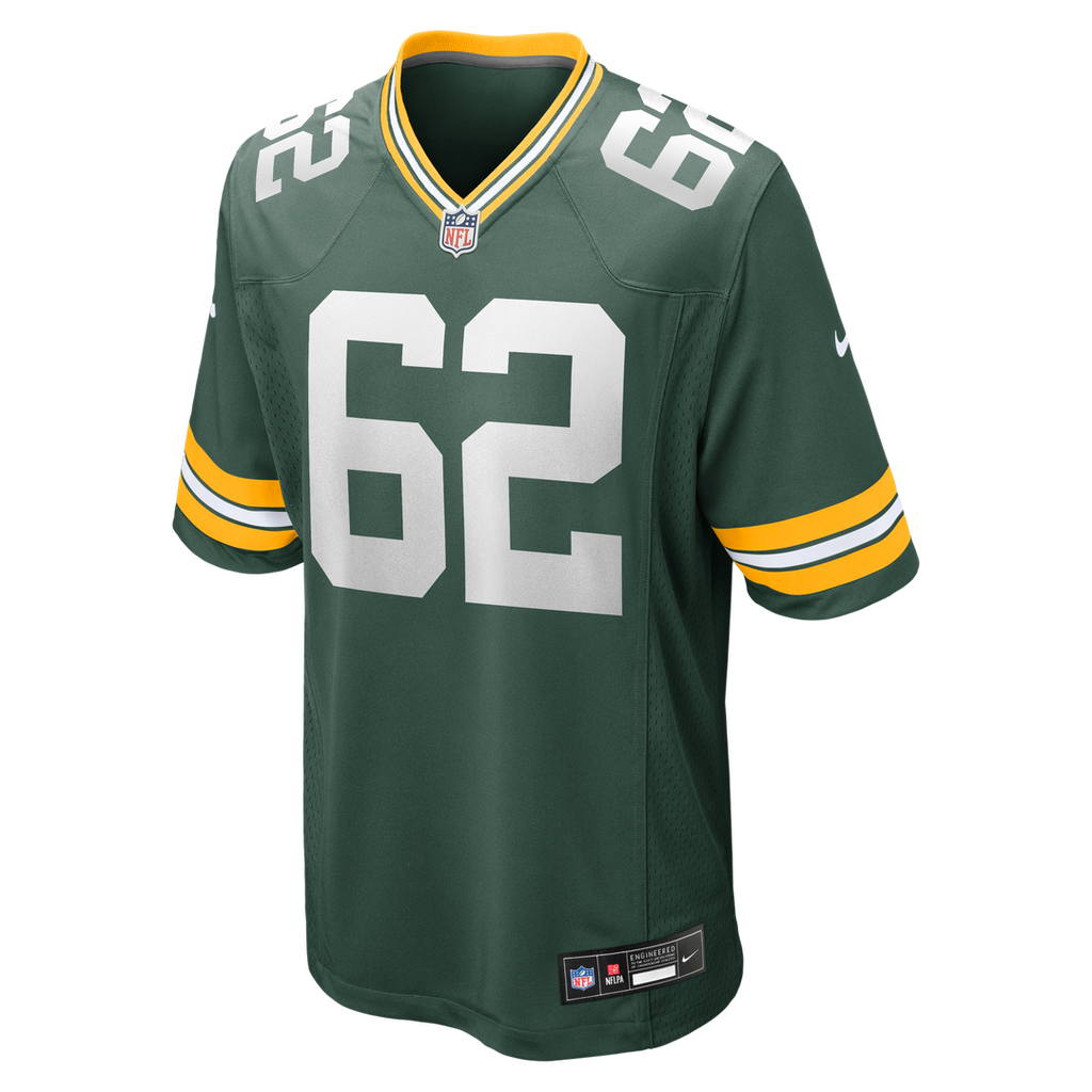 Men's Nike Green Bay Packers Jacob Monk Green Game NFL Jersey