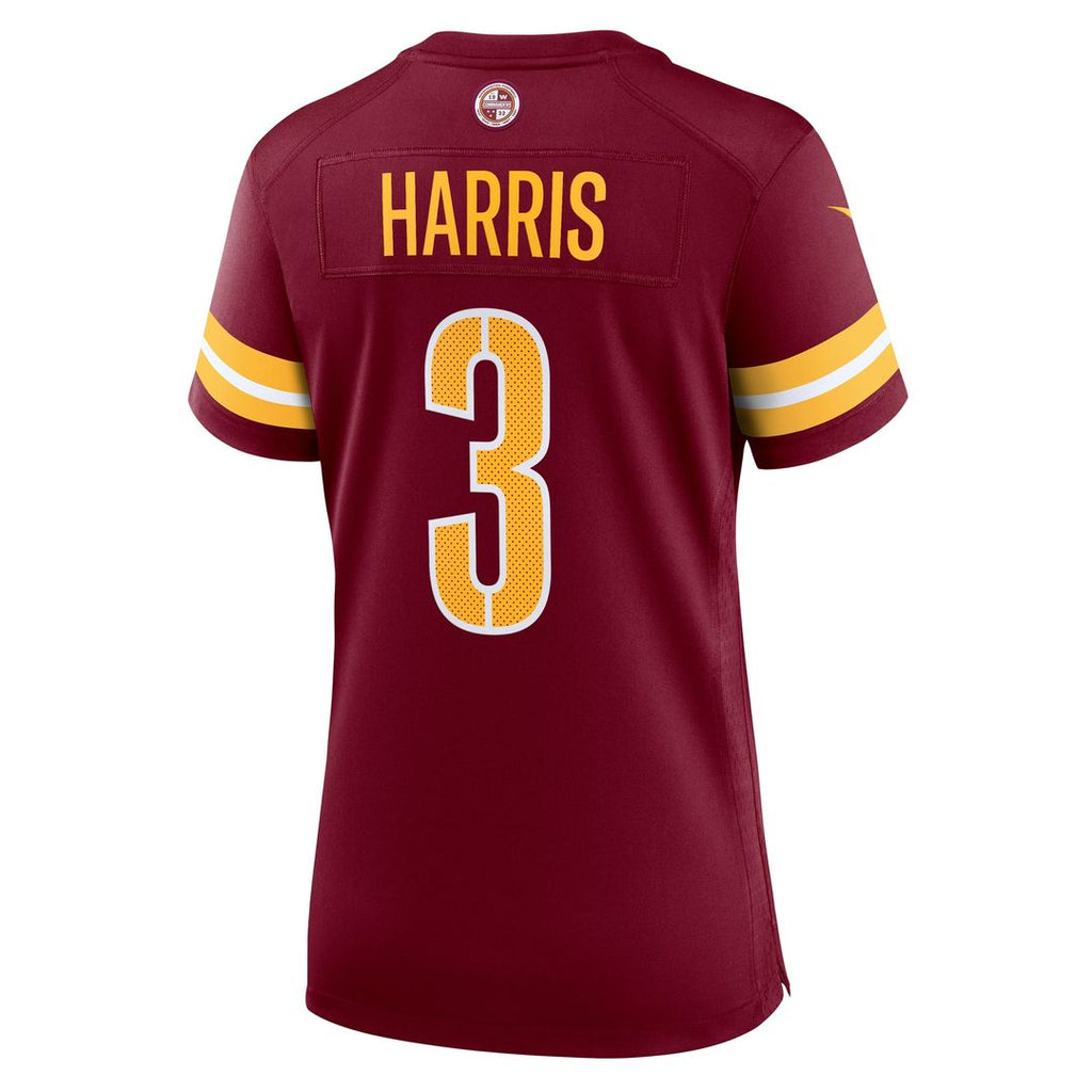 Women's Nike Washington Commanders Will Harris Burgundy Team Game NFL Jersey