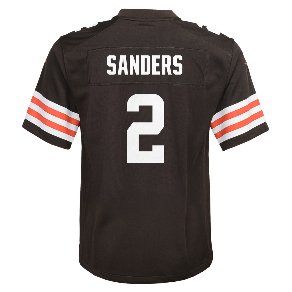 Youth Nike Cleveland Browns Shedeur Sanders Brown Game NFL Jersey