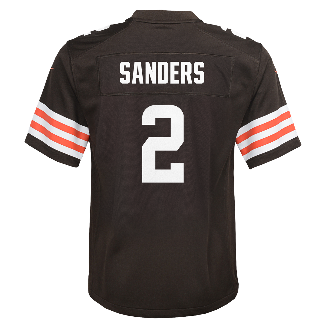 Youth Nike Cleveland Browns Shedeur Sanders Brown Game NFL Jersey