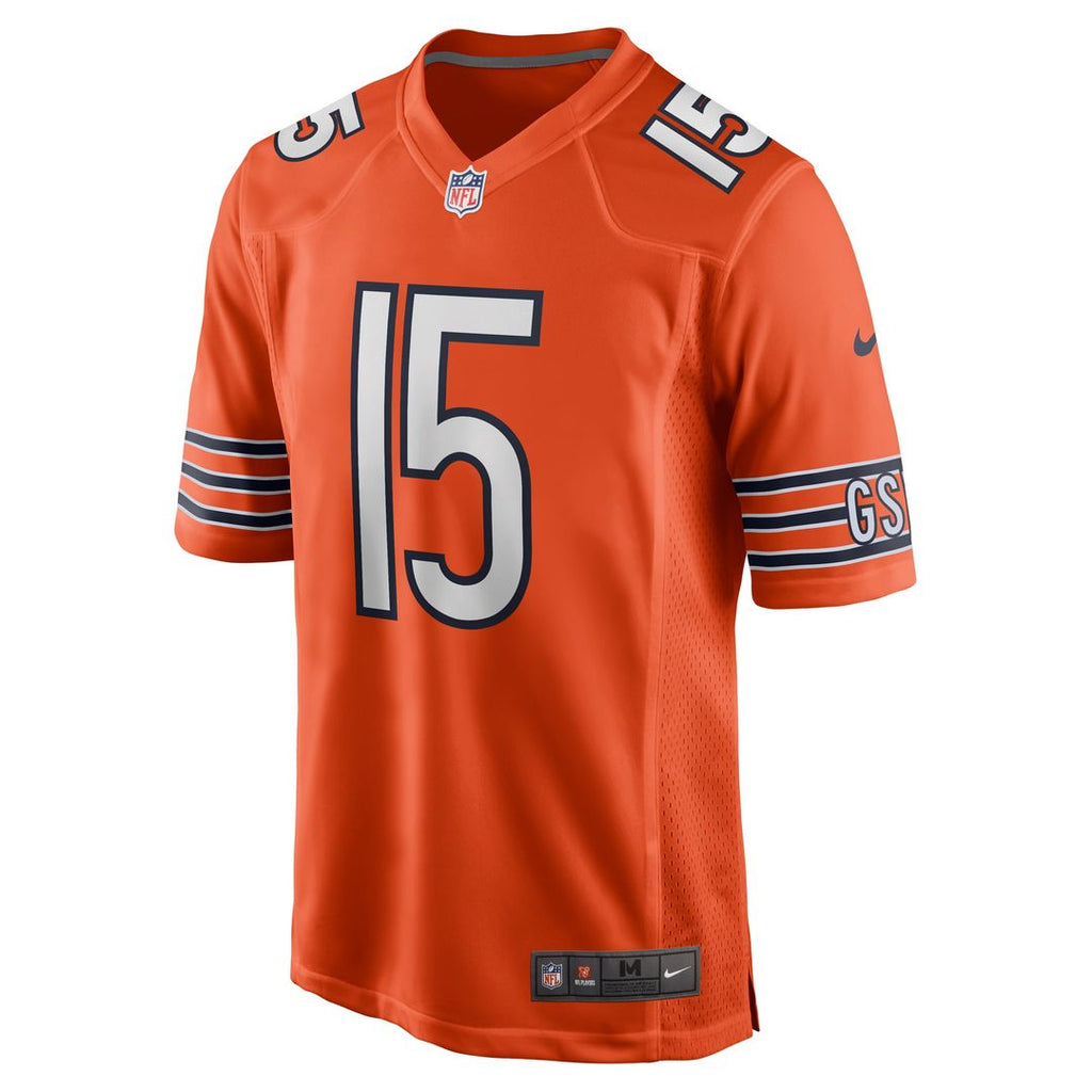 Men's Nike Chicago Bears Rome Odunze Orange Alternate Game NFL Jersey