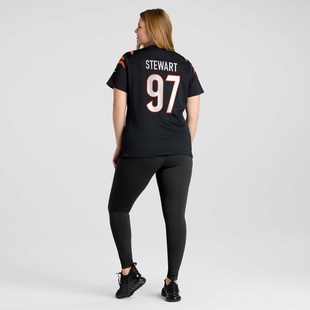 Women's Nike Cincinnati Bengals Shemar Stewart Black Team Game NFL Jersey