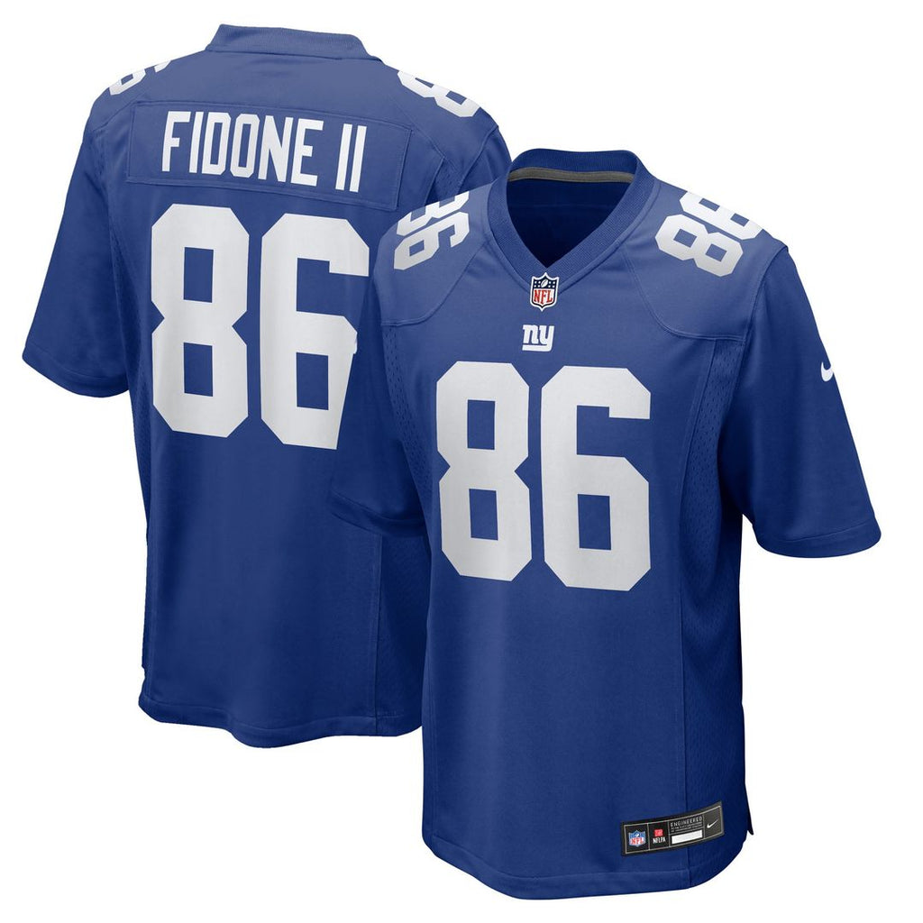 Men's Nike New York Giants Thomas Fidone II Royal Team Game NFL Jersey