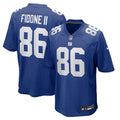 Men's Nike New York Giants Thomas Fidone II Royal Team Game NFL Jersey
