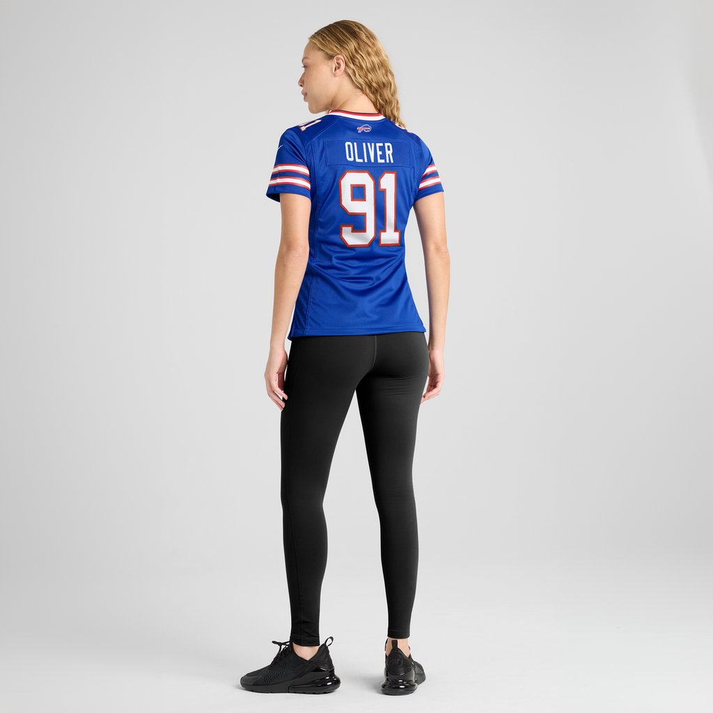 Women's Nike Buffalo Bills Ed Oliver Royal Game NFL Jersey