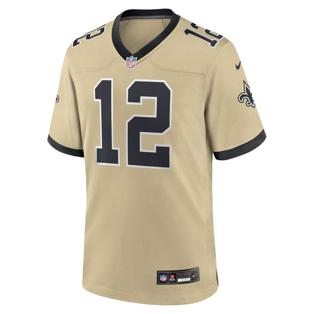 Youth Nike New Orleans Saints Chris Olave Gold Gameday Golds Alternate Game Player NFL Jersey