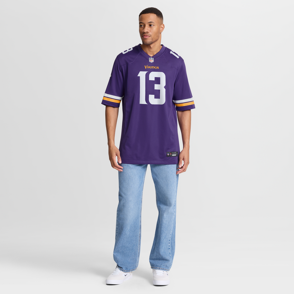 Men's Nike Minnesota Vikings Tai Felton Purple Team Game NFL Jersey