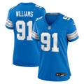 Women's Nike Detroit Lions Tyleik Williams Blue Team Game NFL Jersey