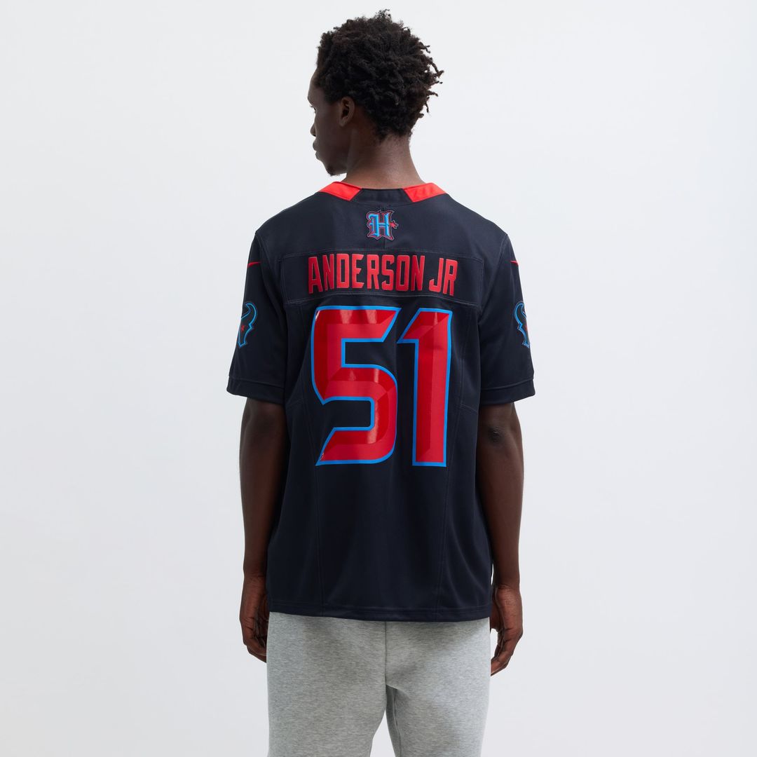 Men's Nike Houston Texans Will Anderson Jr. Navy 2nd Alternate Vapor F.U.S.E. Limited NFL Jersey