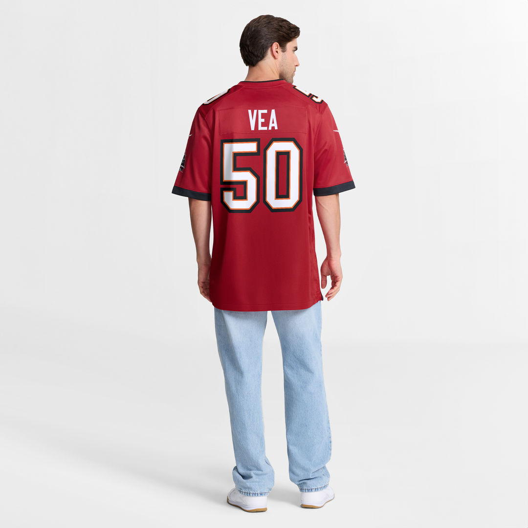 Men's Nike Tampa Bay Buccaneers Vita Vea Red Game NFL Jersey