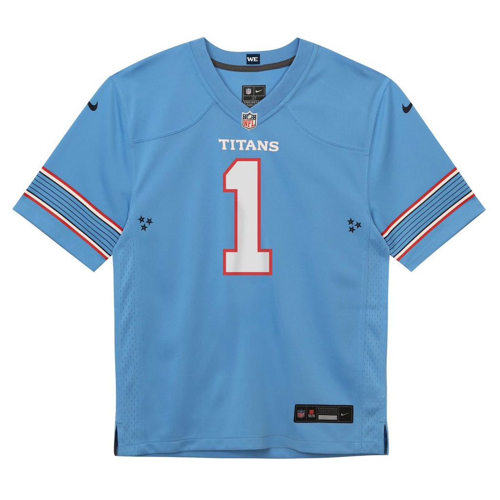 Toddler Nike Tennessee Titans Cameron Ward Light Blue Team Game NFL Jersey