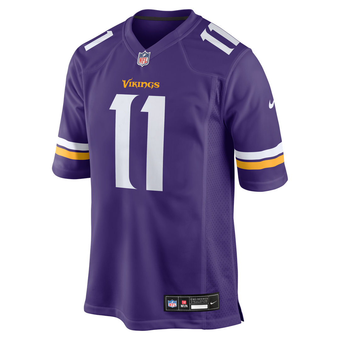 Men's Nike Minnesota Vikings Carson Wentz Purple Team Game NFL Jersey
