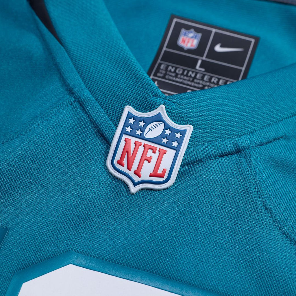 Men's Nike Jacksonville Jaguars Anton Harrison Teal Game NFL Jersey