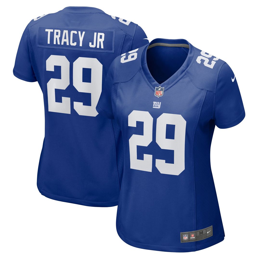 Women's Nike New York Giants Tyrone Tracy Jr. Royal Game NFL Jersey