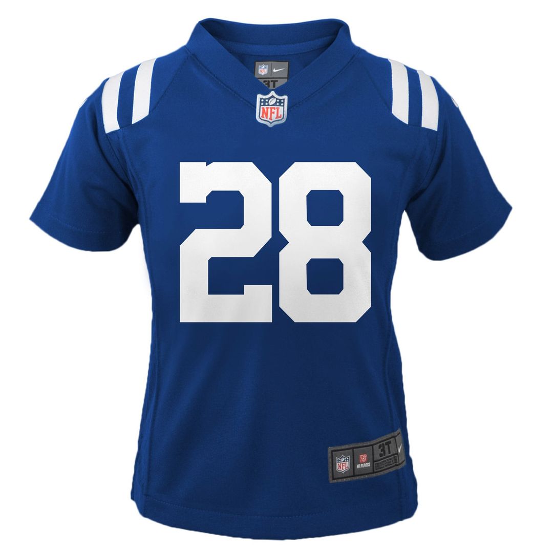 Preschool Nike Indianapolis Colts Jonathan Taylor Royal Game NFL Jersey