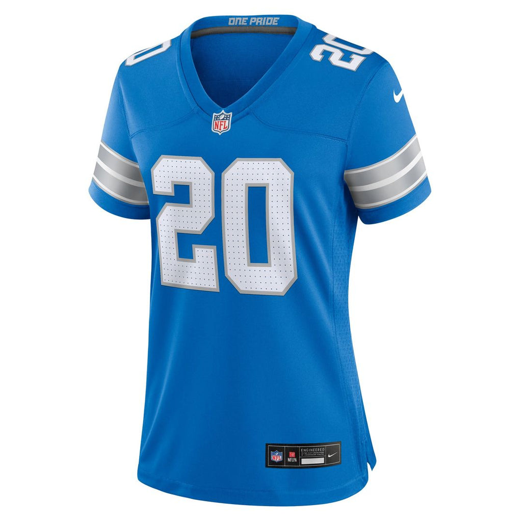 Women's Nike Detroit Lions Barry Sanders Blue Retired Player Game NFL Jersey