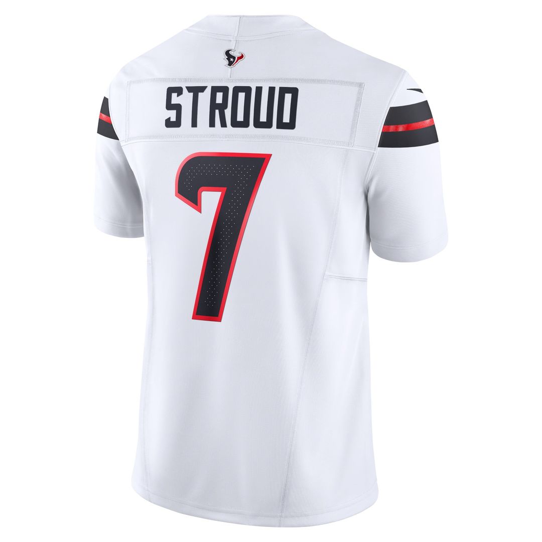 Men's Nike Houston Texans C.J. Stroud White Vapor F.U.S.E. Limited NFL Jersey