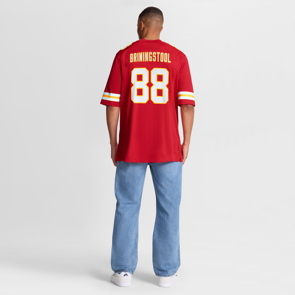 Men's Nike Kansas City Chiefs Jake Briningstool Red Team Game NFL Jersey
