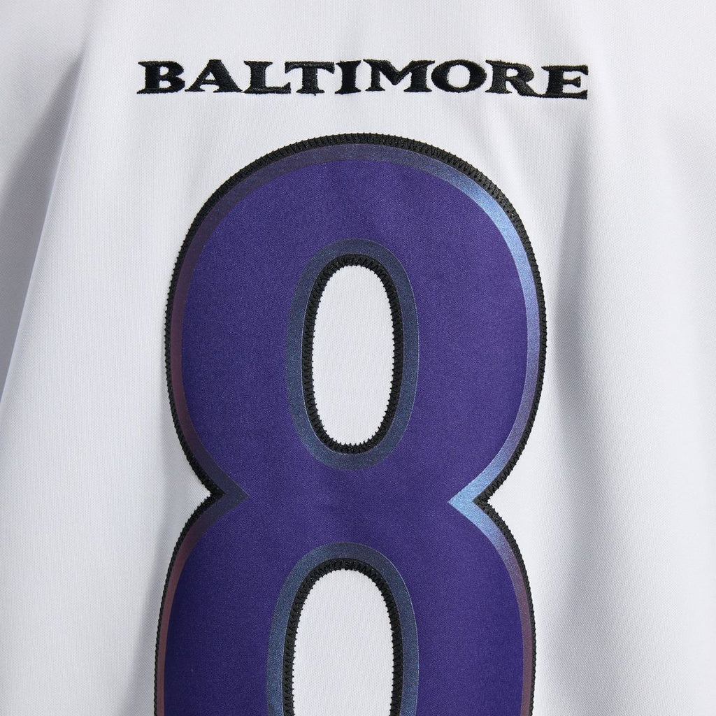 Men's Nike Baltimore Ravens Lamar Jackson Purple Vapor F.U.S.E. Stitched Limited NFL Jersey