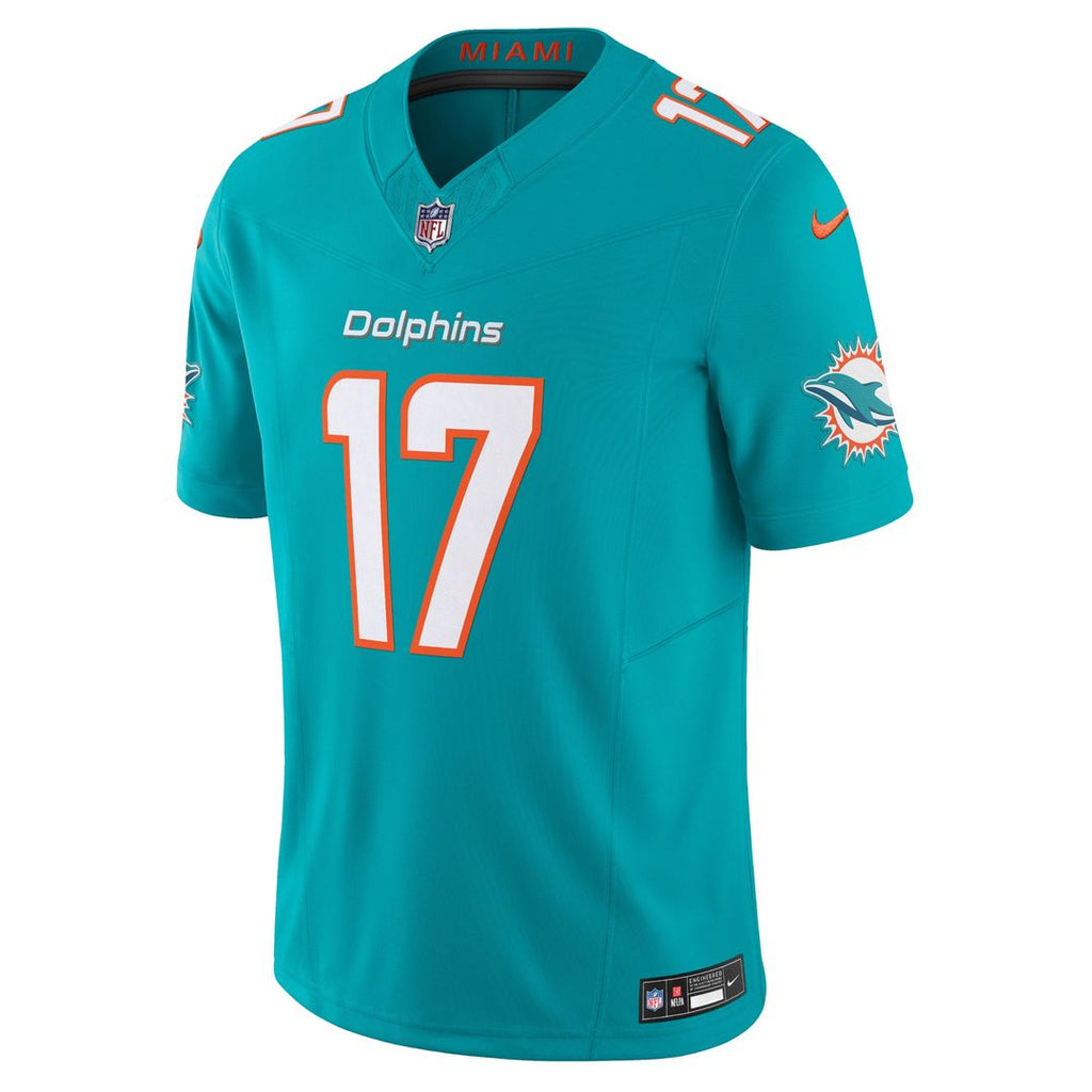 Men's Nike Miami Dolphins Jaylen Waddle White Vapor F.U.S.E. Limited NFL Jersey