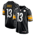 Men's Nike Pittsburgh Steelers Rico Dowdle Black Game NFL Jersey