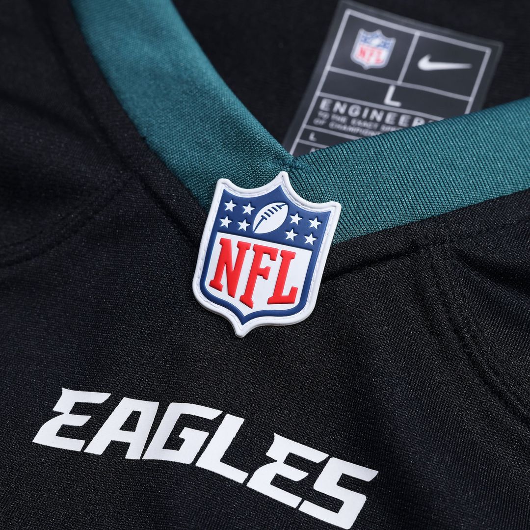 Men's Nike Philadelphia Eagles Saquon Barkley Midnight Green Game Player NFL Jersey
